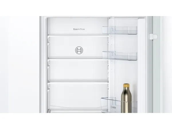 Bosch Serie | 2 KIV86NSE0 - Køleskab/fryser - bund-fryser - til indbygning - niche - bredde: 56 cm - dybde: 55 cm - højde: 177.5 cm - 267 liter - Klasse E