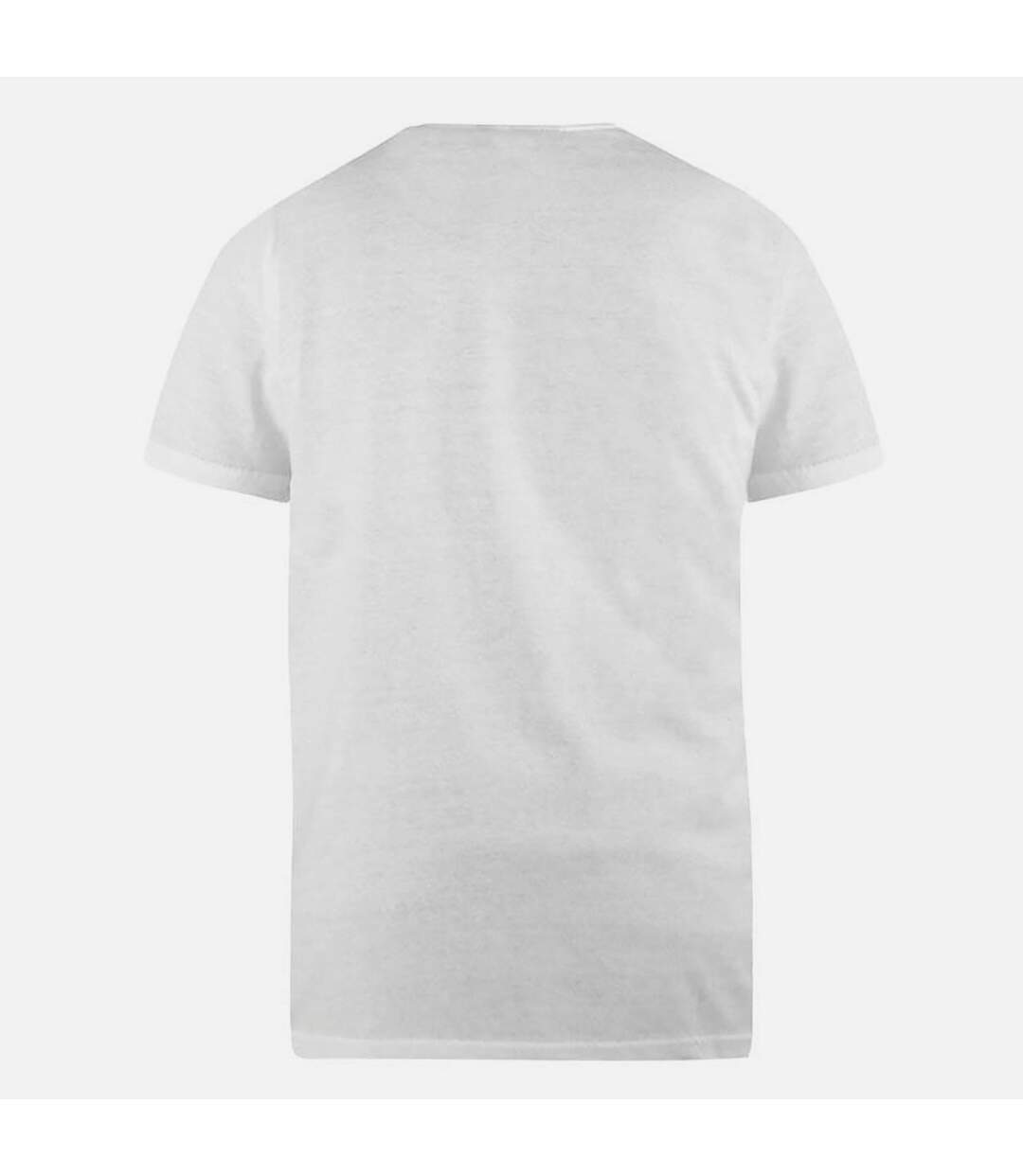 Duke - T-shirt col V SIGNATURE-1 - Homme (Blanc) - UTDC166