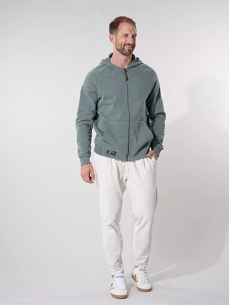 RAGWEAR Sweatjacke ZENWAY hellgrün