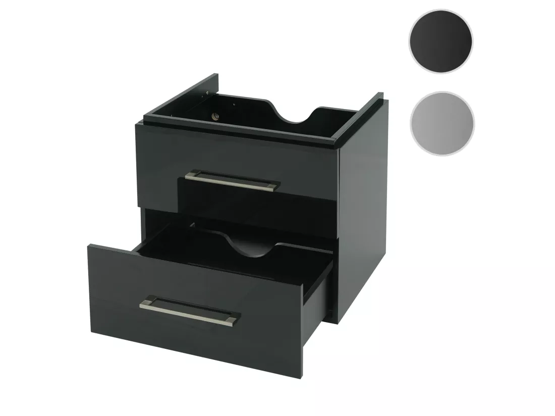 Premium Meuble sous-lavabo MCW-D16, noir