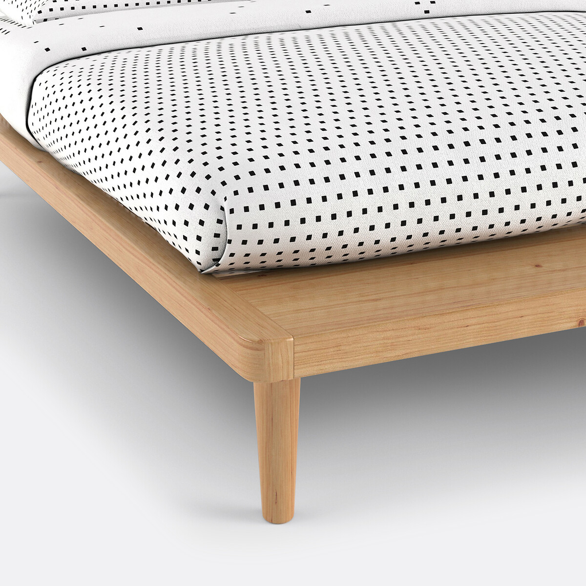 LA REDOUTE INTERIEURS<br>Cama plataforma em pinho maciço + base de cama, Jimi