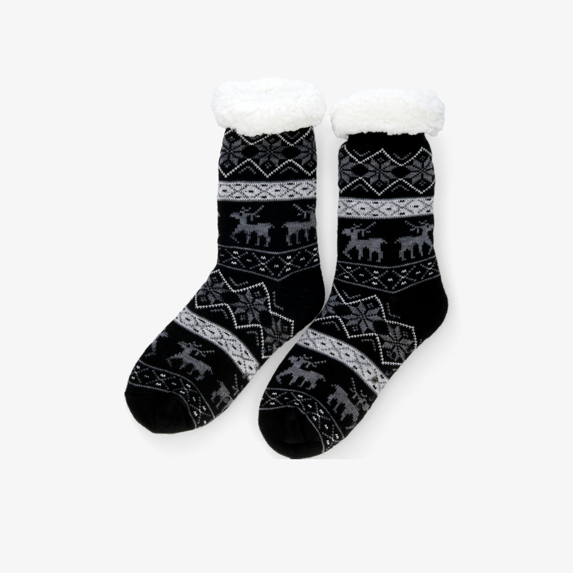 XSRY Herren Kuschelsocken schwarz