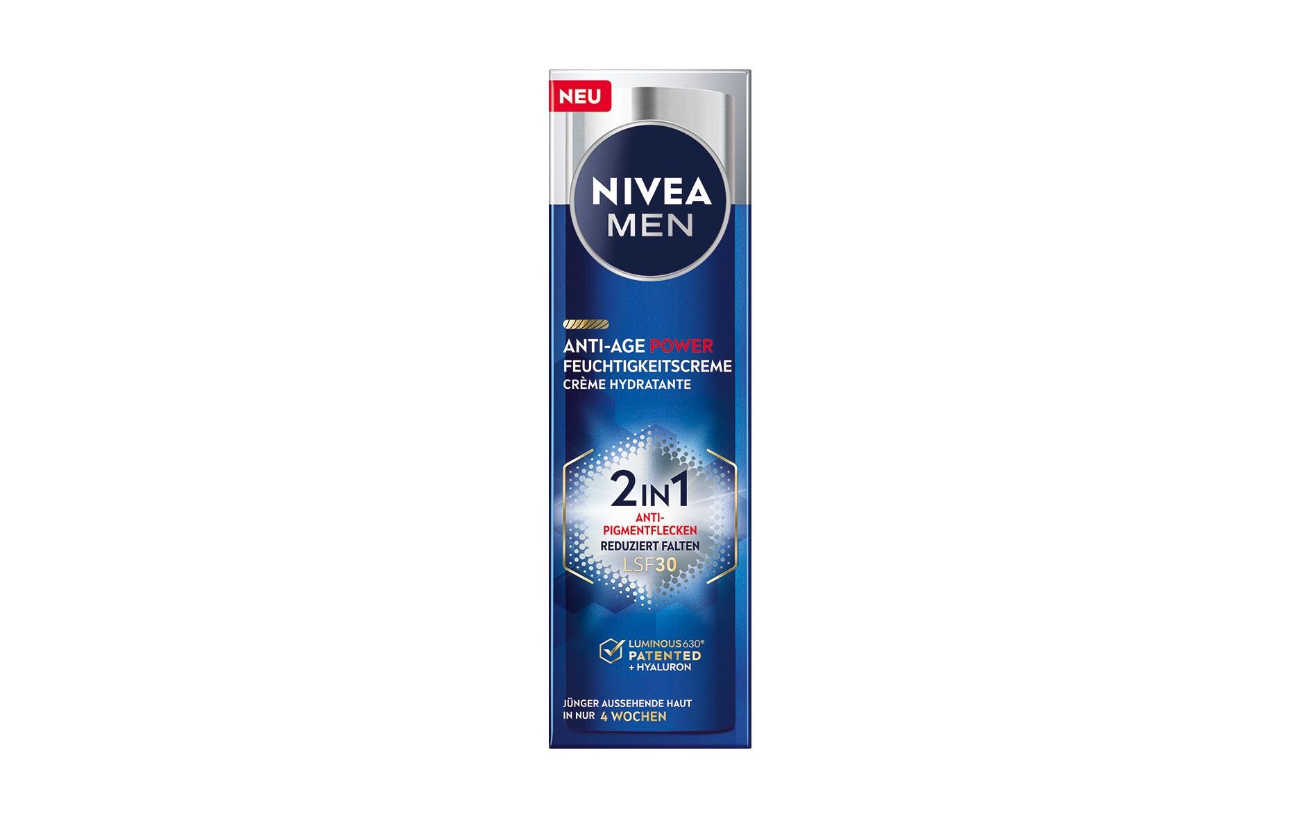 Men Crème Anti-Age Power Luminous 50 mlAnti-Age Gesichtspflege mit dem patentierten Anti-Pigment-Wirkstoff