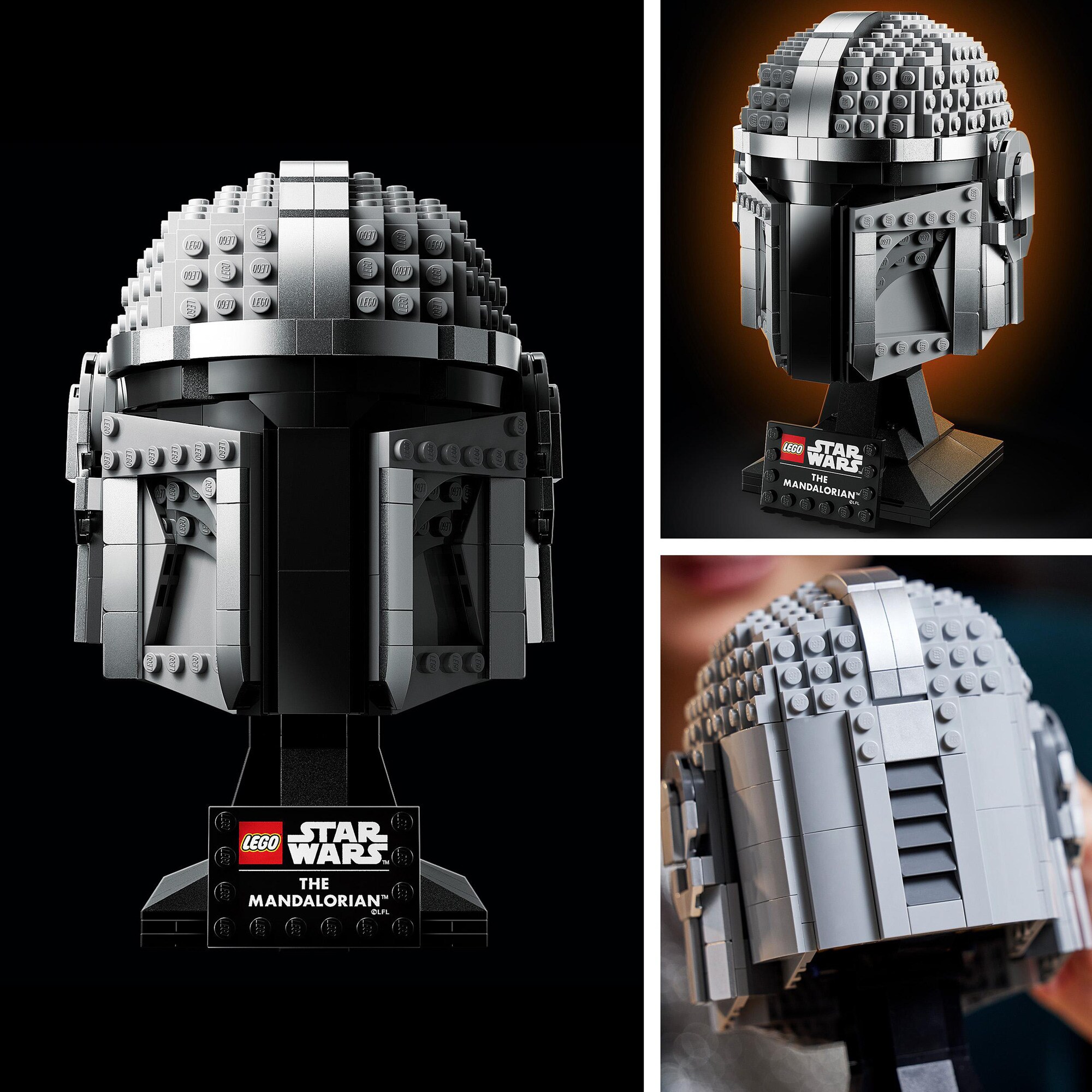 LEGO Konstruktionsspielzeug Star Wars Mandalorianer Helm