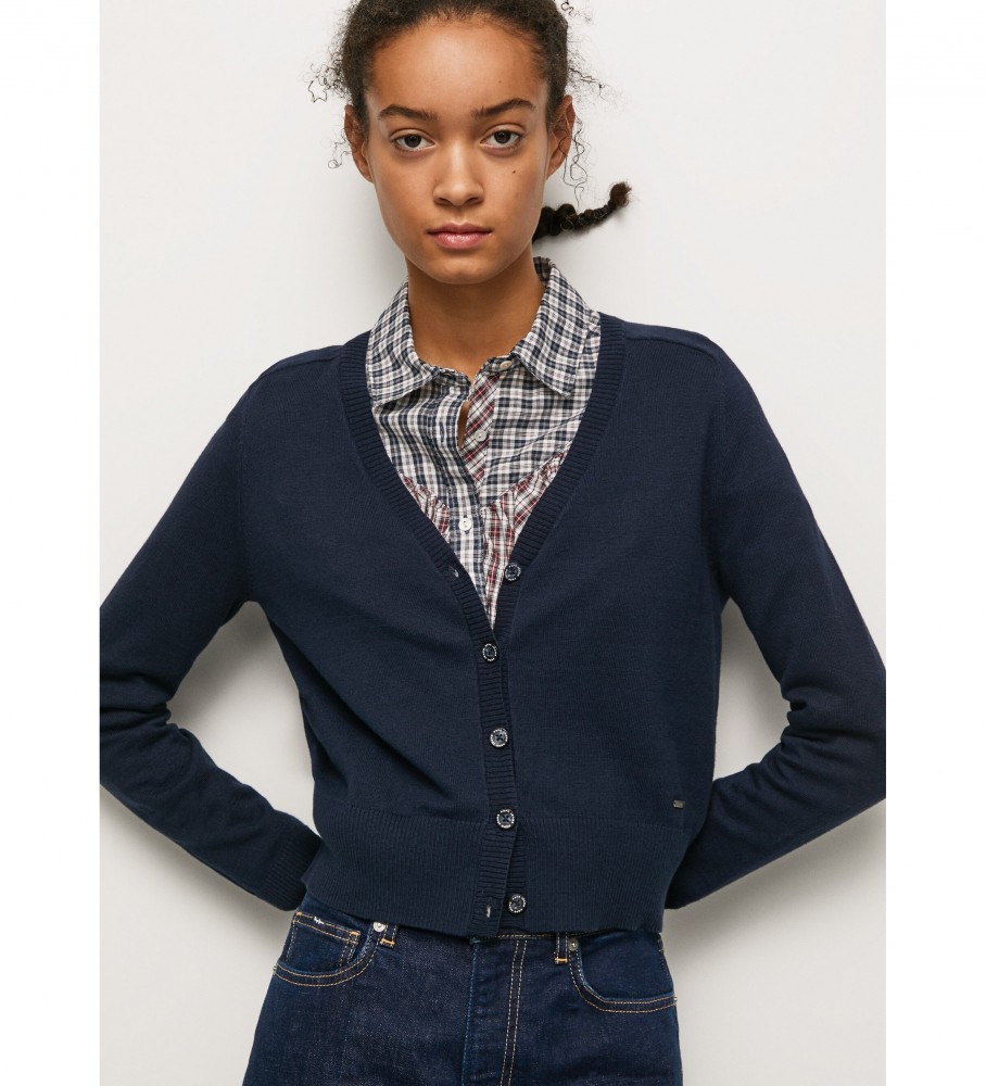 Suéter Brittney azul-marinho da Pepe Jeans