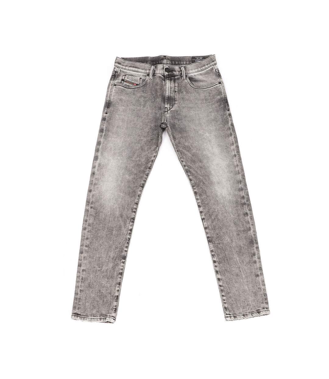 Jean Slim Gris Délavé Homme Diesel Strukt