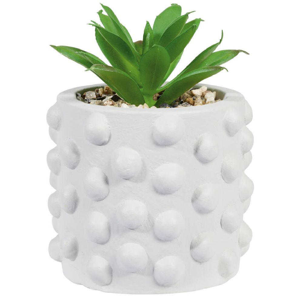 Plante artificielle pot bubble Ø7,5xH.11cm