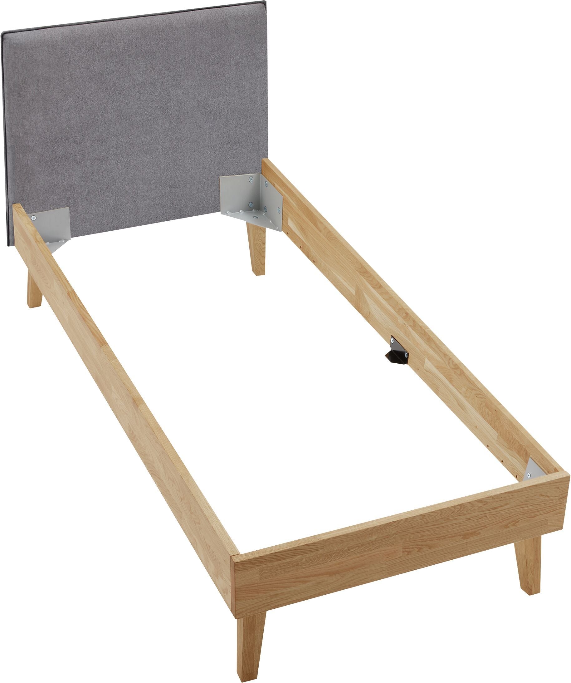 CARA Bett - Eiche / B: 90.0 cm x T: 200.0 cm