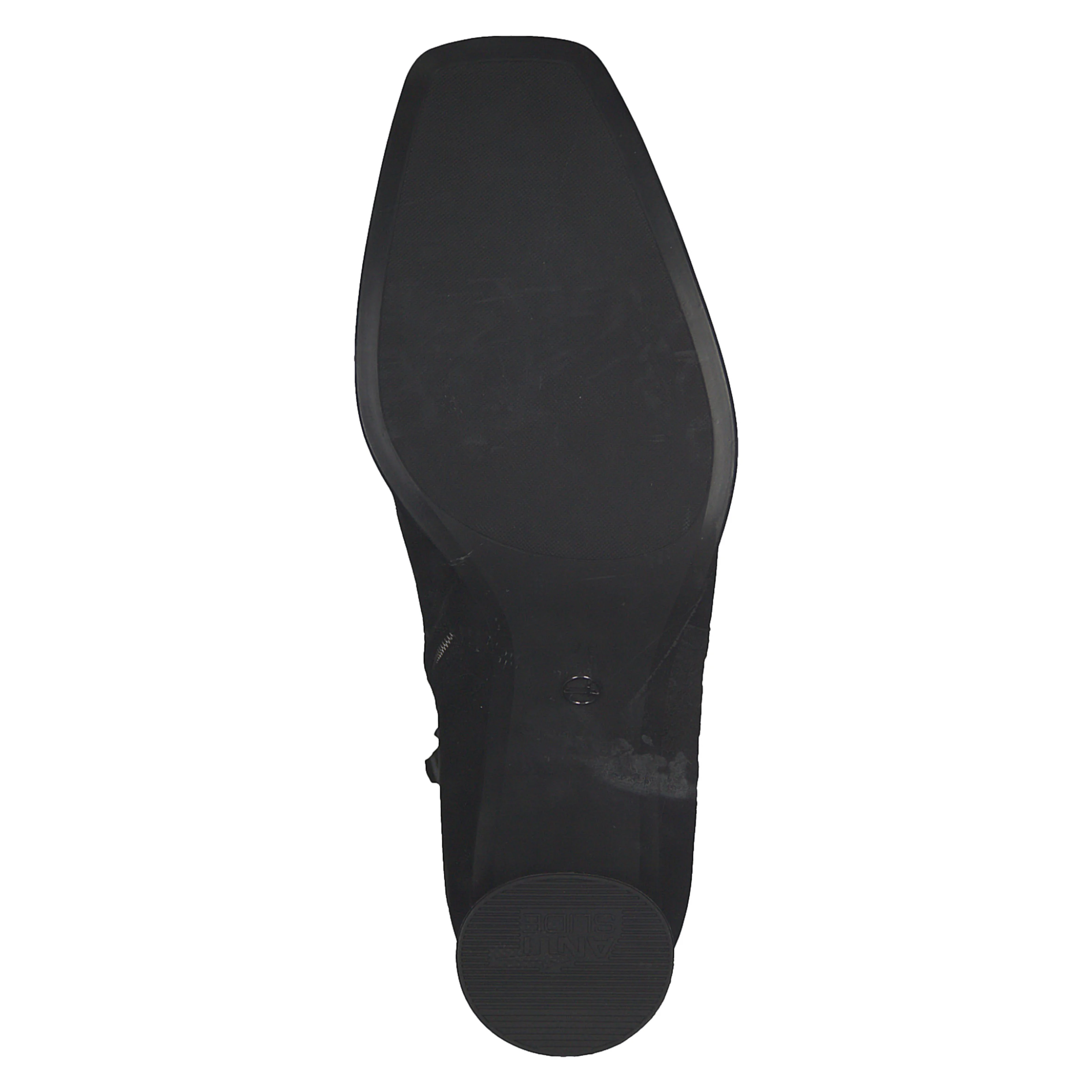 Bottines en cuir à talons | Noir