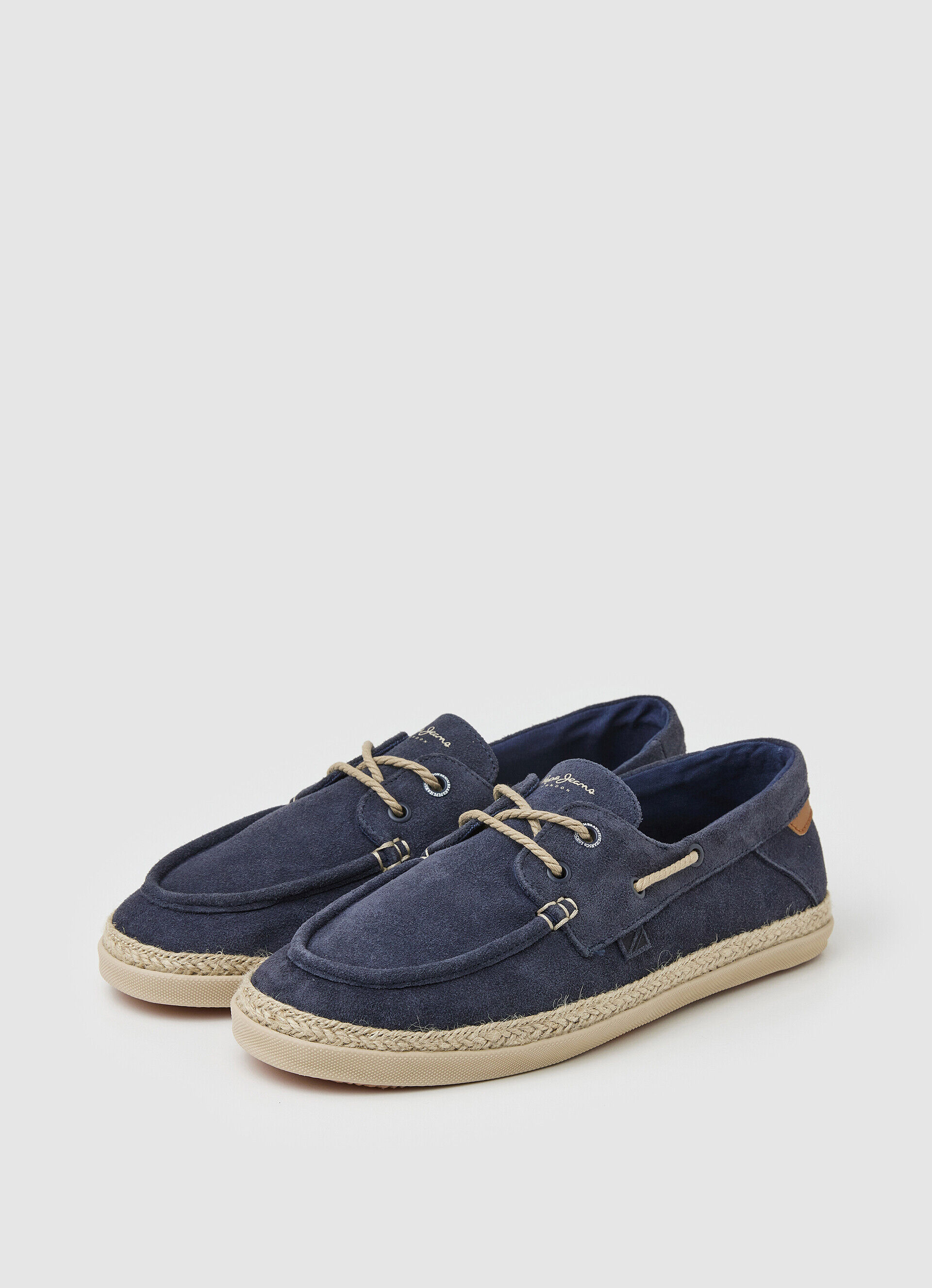 SAPATOS NÁUTICOS DE CAMURÇA - azul oceano
