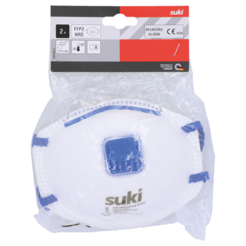 Cs fijnstofmasker met ventiel ffp2 2 stuks