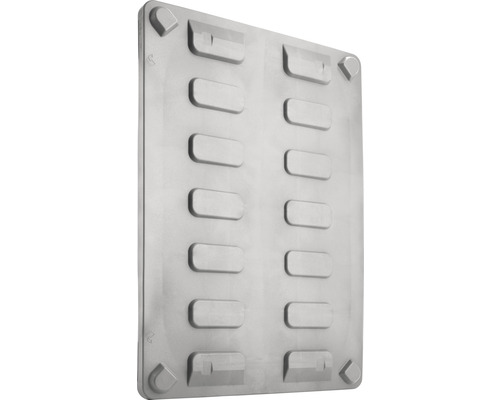 Deksel voor Craemer CB1 PE palletbox, lichtgrijs
