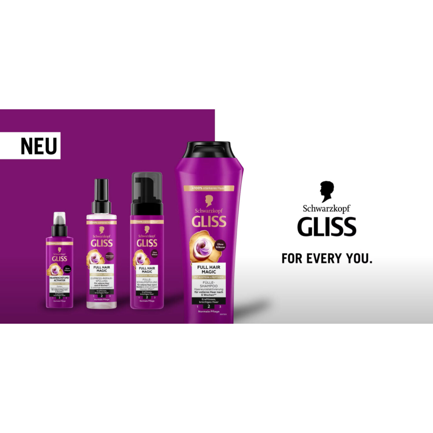 Schwarzkopf Gliss Conditioner ERC Full Hair Magic