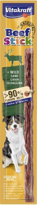 Vitakraft - 25 x Beef Stick vildt 12gr