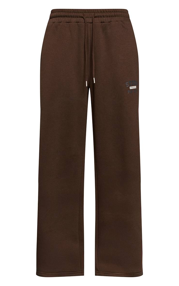 Chocolat Jogging Large Imprimé Studio Athletics