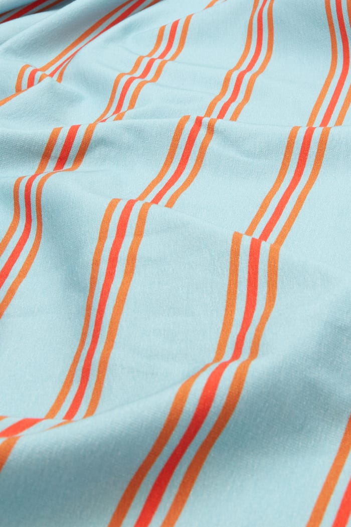 Atelier Veritas-Stripes blue terry - per meter