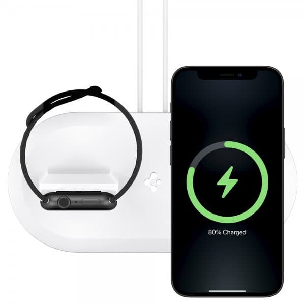 Spigen MagFit Duo Hvid