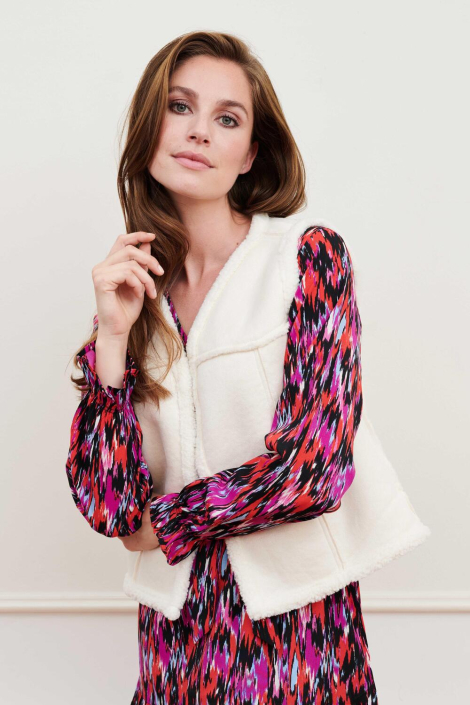 Lofty Manner witte dames gilet