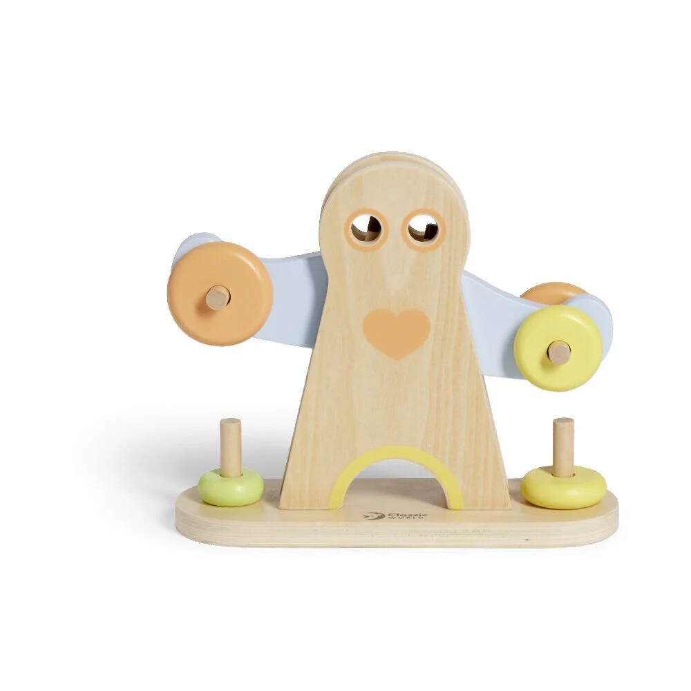 Jeu anneau en bois 21x7,5xH17,7cm