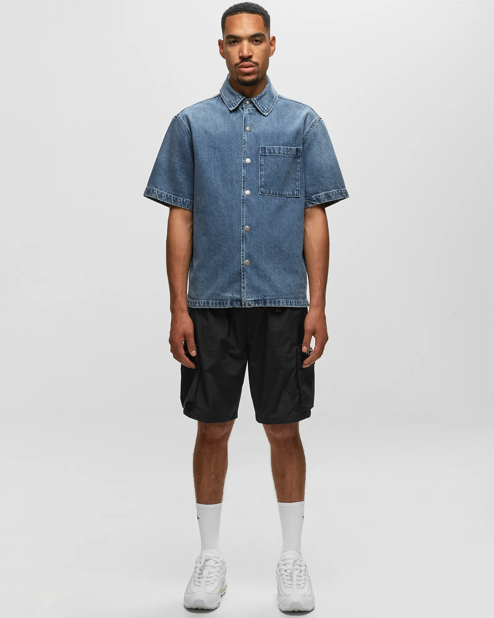 BSTN Brand Denim Shortsleeve Shirt