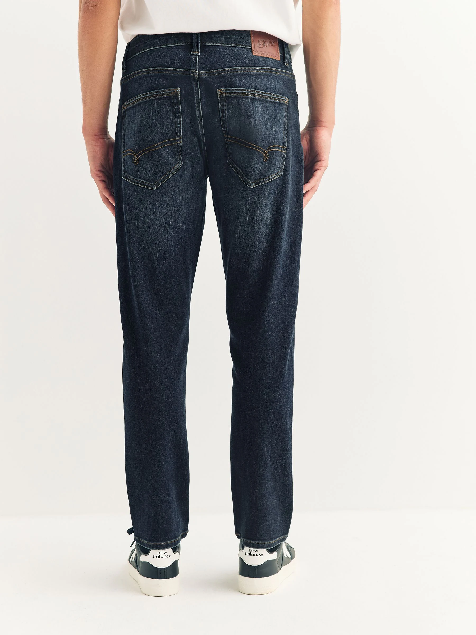 Medium-indigoblauw - Slim Fit - Motionflex jeans