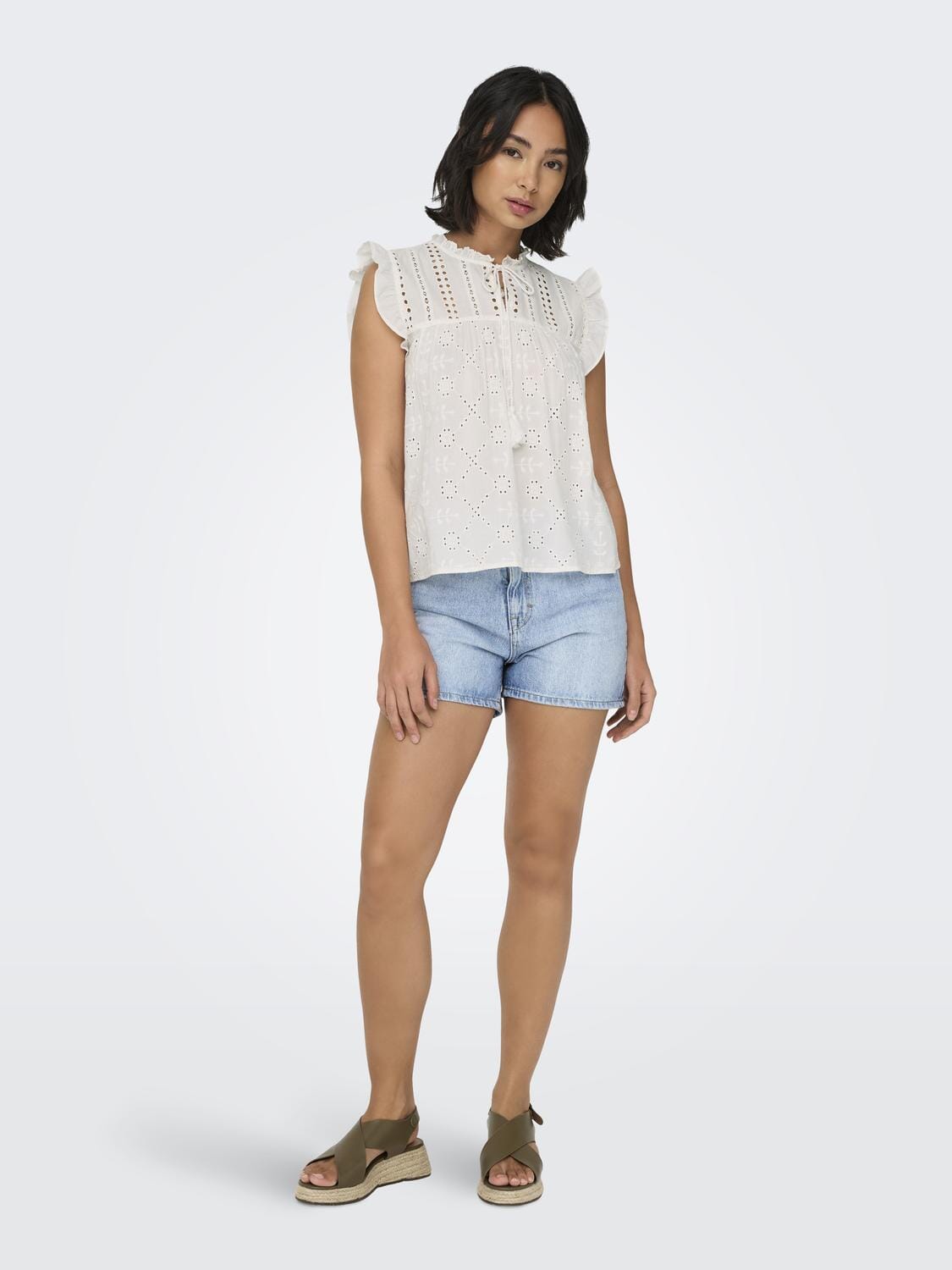 Only Onlreva Life S/L Emb Top
