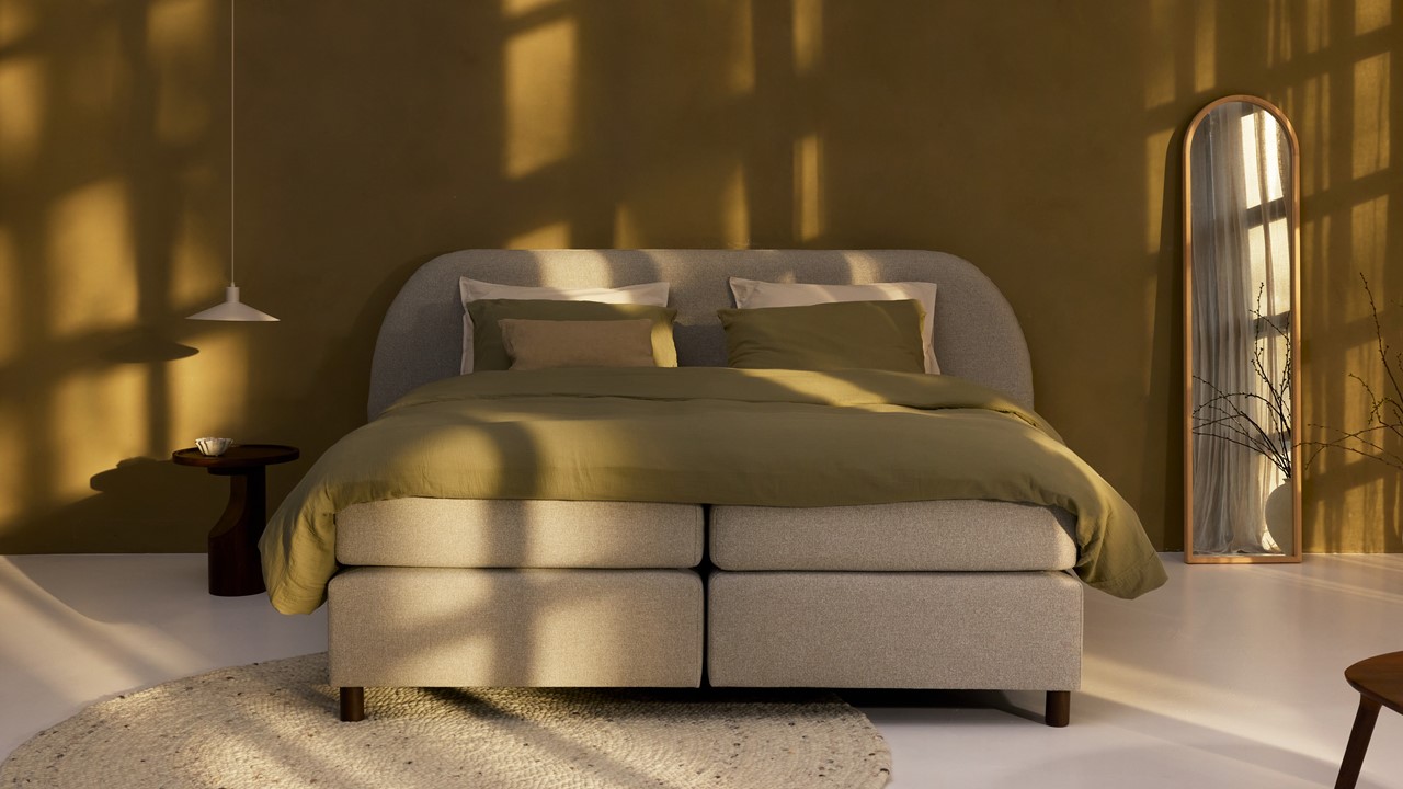 Boxspring Flow - Wool look natural