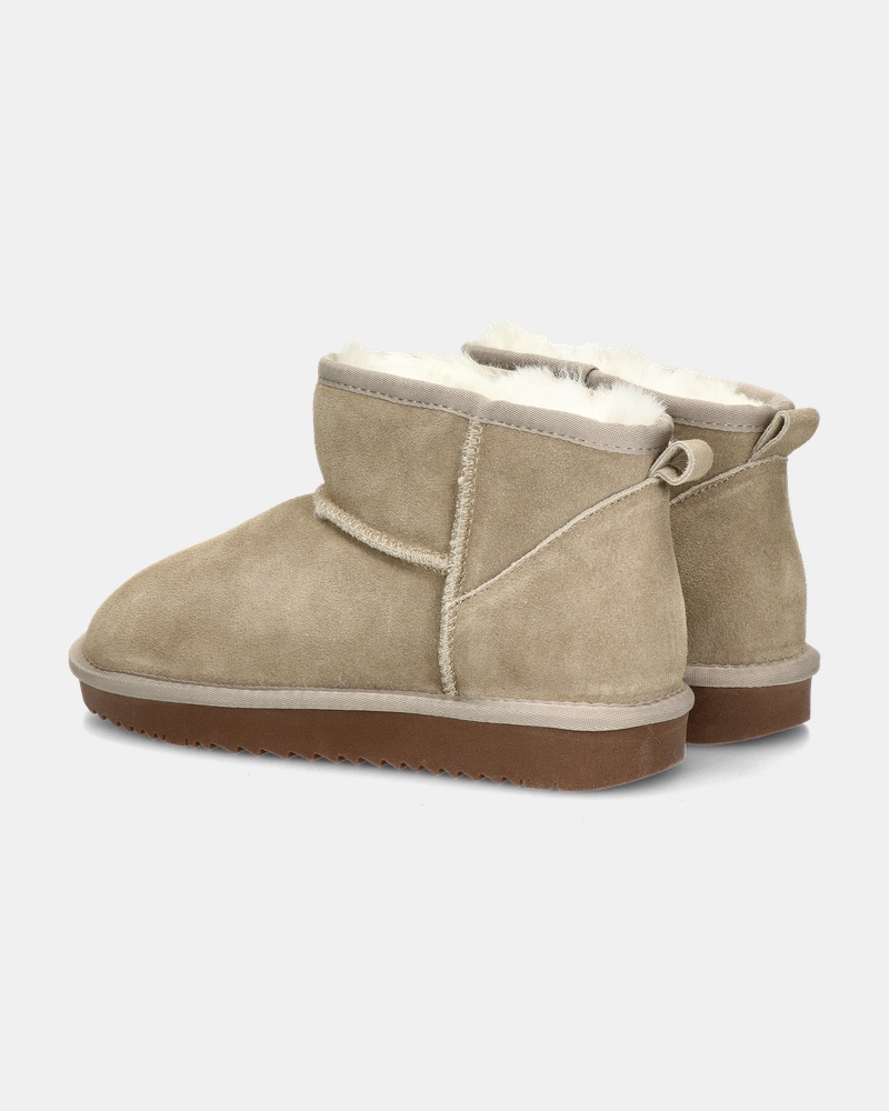 PS Poelman Gevoerde boots  - beige