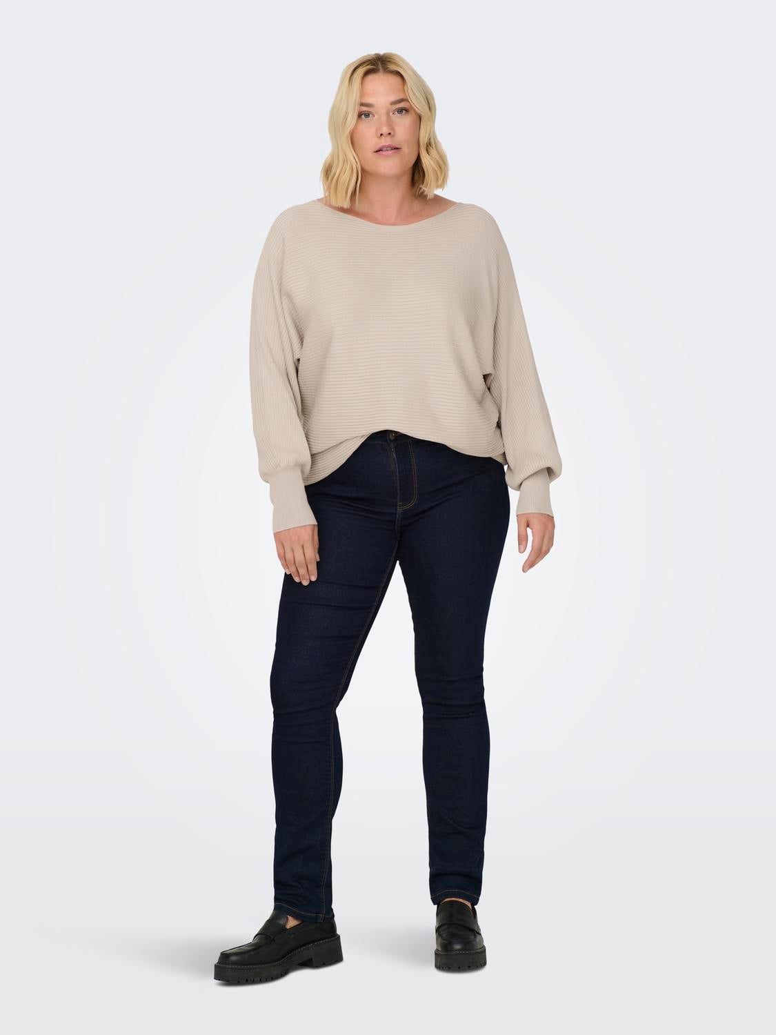 CARNEW Strickpullover Pumice Stone