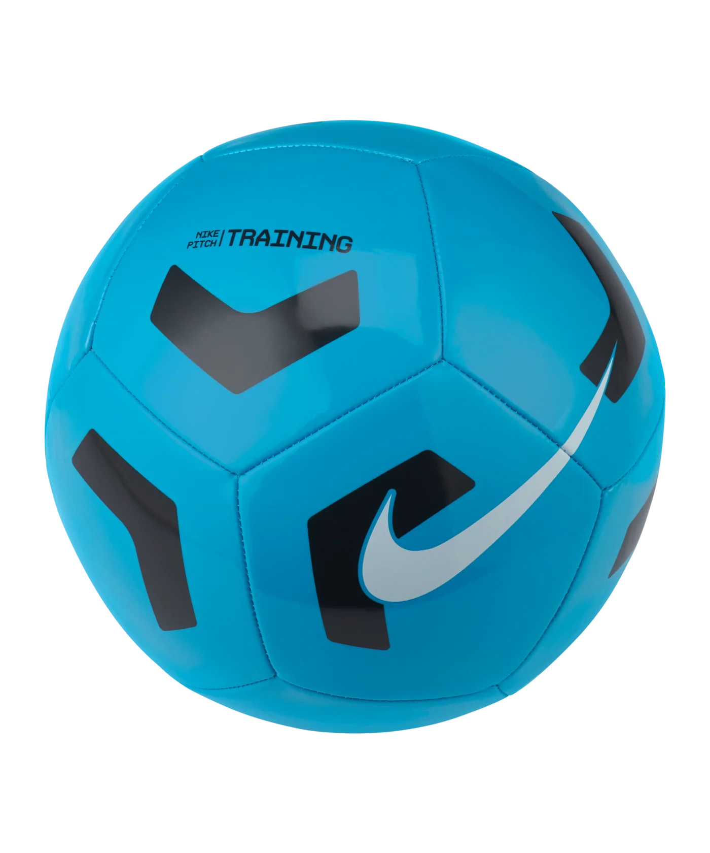 Nike Pitch Trainingsball Blau Schwarz F434