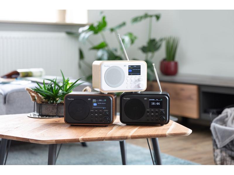 Audizio DAB  Radio Milan Weiss DAB  Radio mit Bluetooth