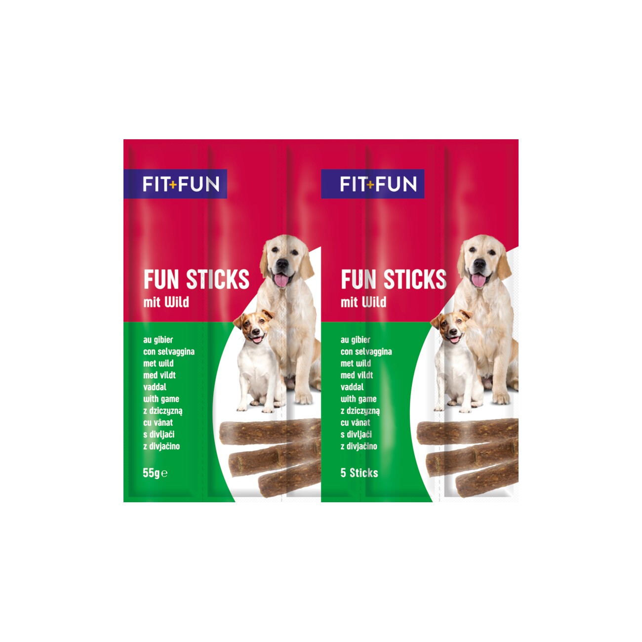 FIT+FUN Fun Sticks 20x55g Wild
