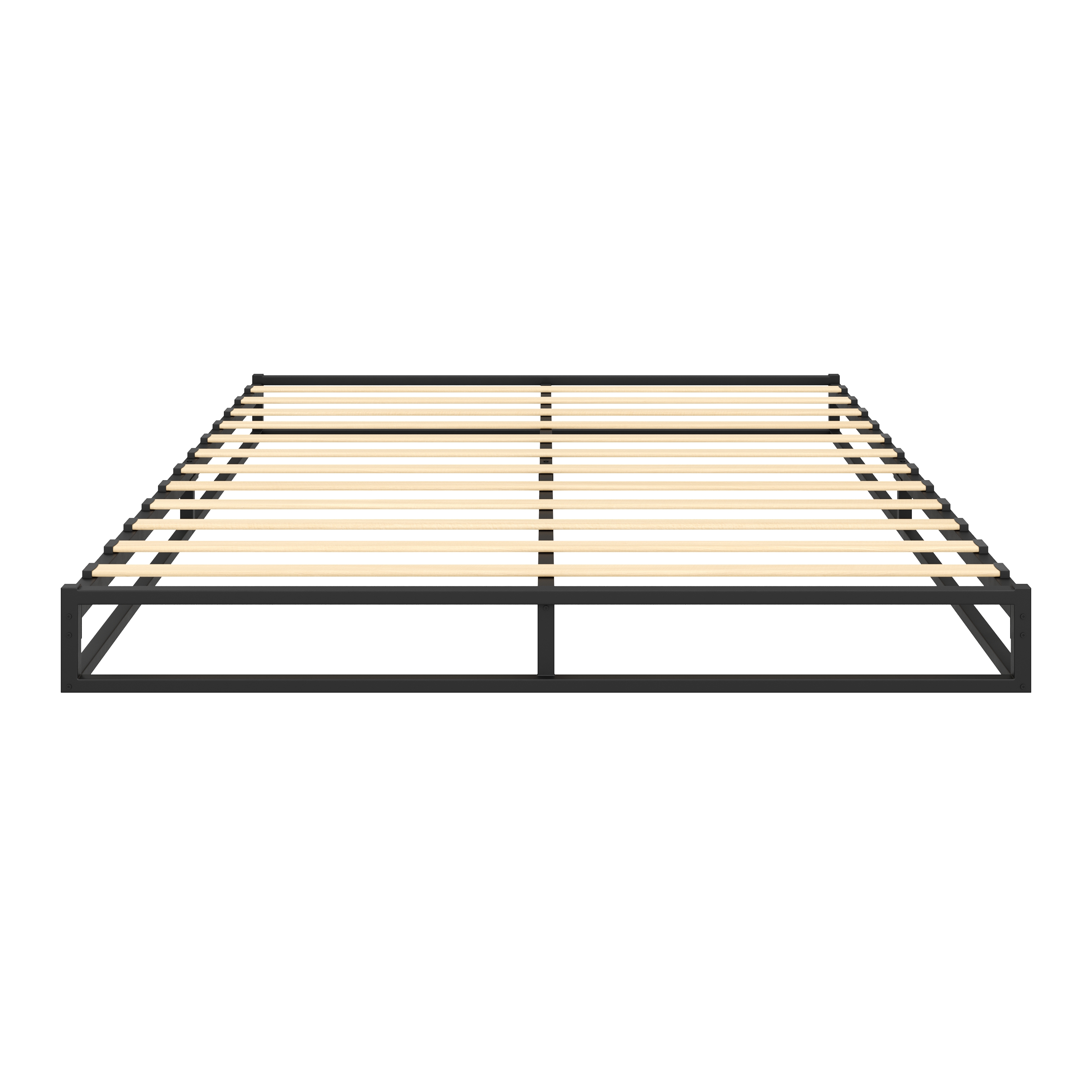 Metallbett ANKARA 140 x 200 x 15 cm schwarz