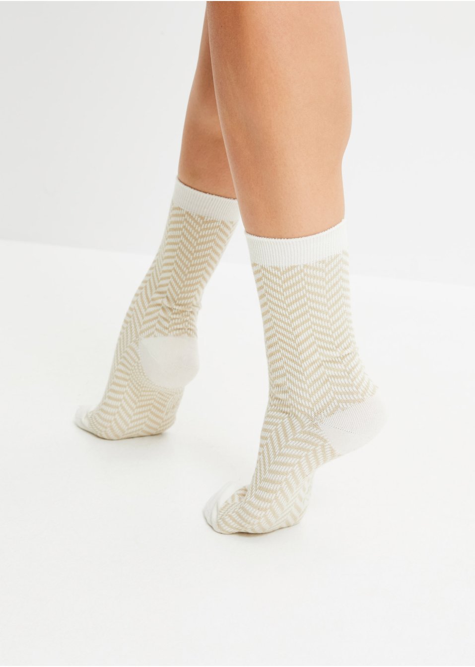 Lot de 3 paires de chaussettes en maille avec polyester recyclé