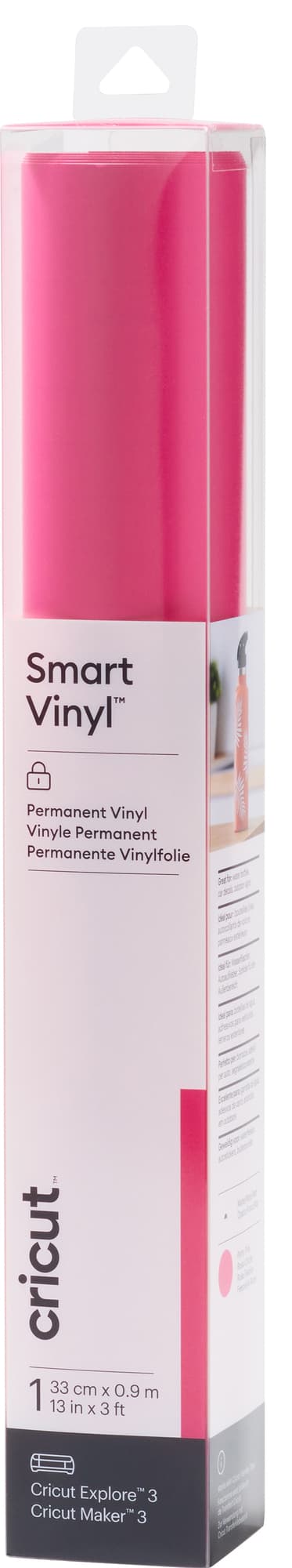 Cricut Smart Vinyl Permanent ark 33 x 91 cm (party pink)