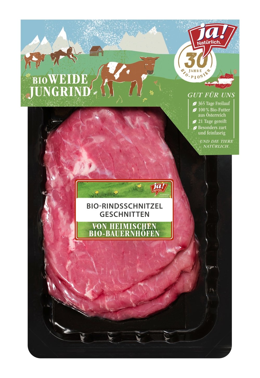 Ja! Natürlich Schnitzel vom Jungrind