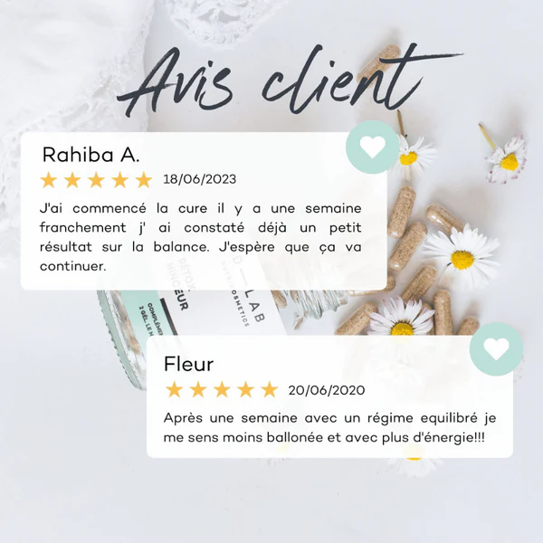 D-lab Détox Minceur (sans chrome) | Elimine les graisses - Cure de 3 mois