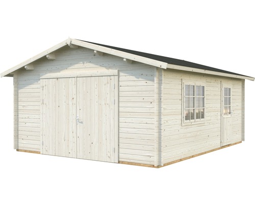 Palmako Roger vrijstaande garage, 23,9 m², met houten deur 450 x 550 cm, dompelgegrond