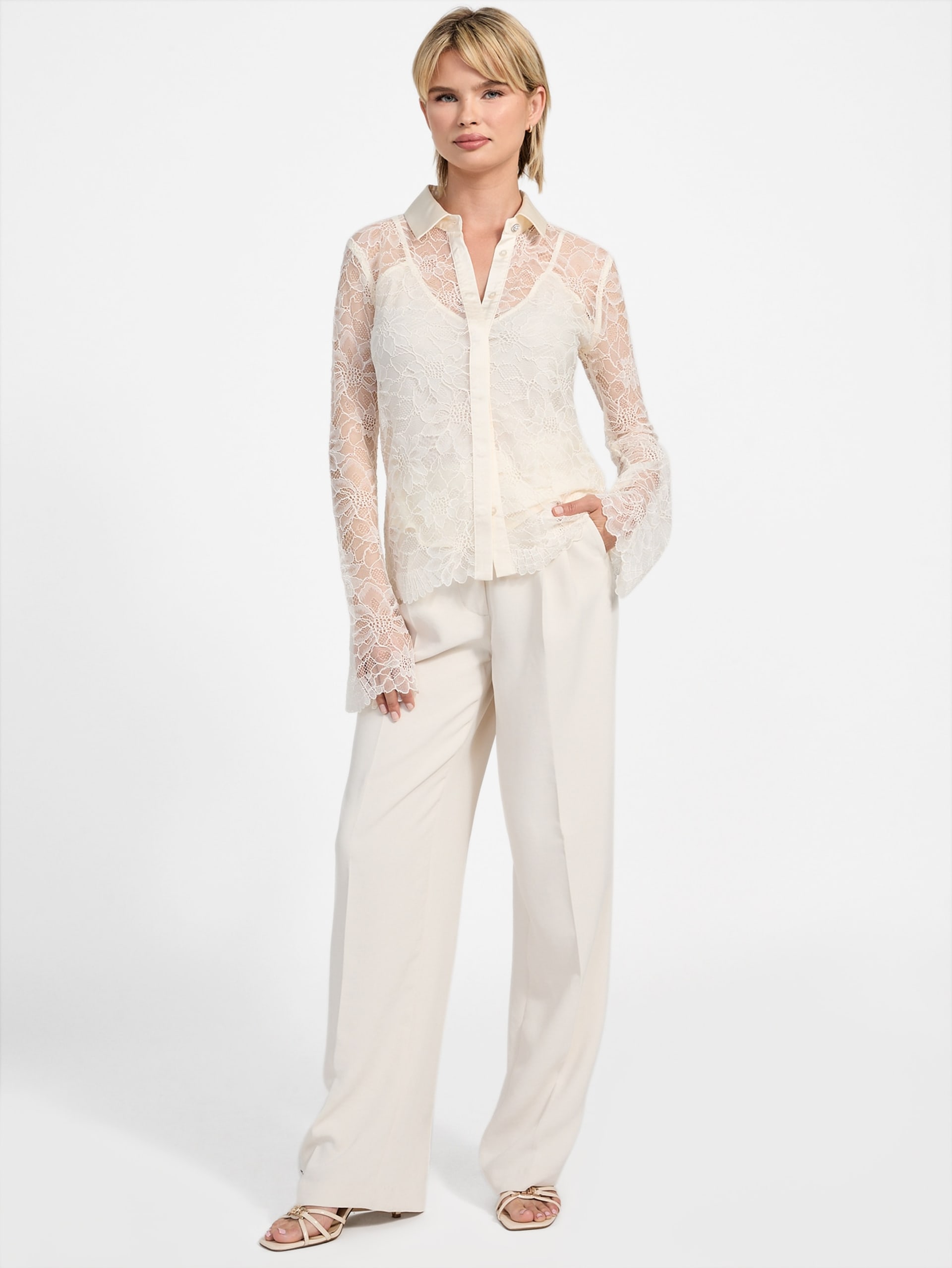 Camisa de renda Antoinette