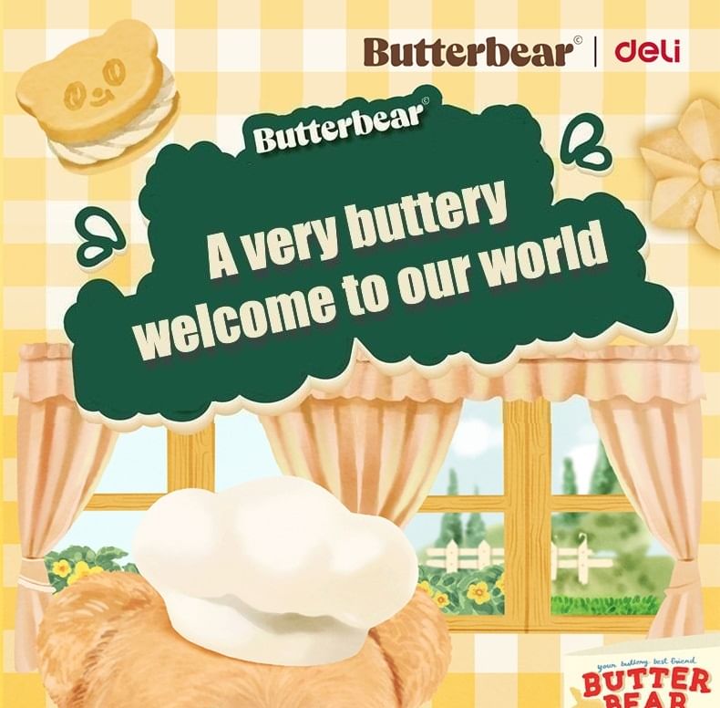 Butterbear - Butterbear Pluche Portemonnee / Hippie Pluche Portemonnee