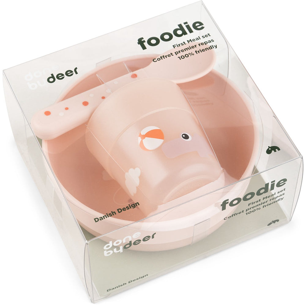 Køb DonebyDeer Foodie Første Spisesæt Playground Pudder