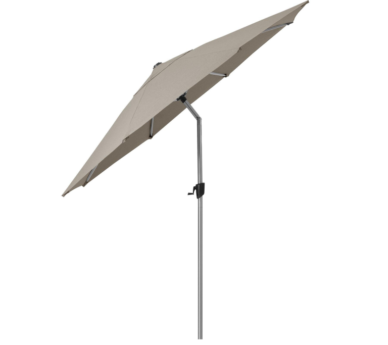 Cane-Line Sunshade parasol 300 kantelbaar taupe houtlook