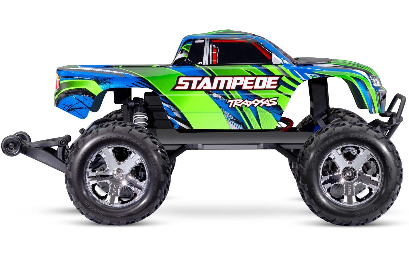 Monster Truck Stampede HD XL-5 2WD Grün, ARTR, 1:10<br>Robuster 2WD Monstertruck mit Titan-Motor