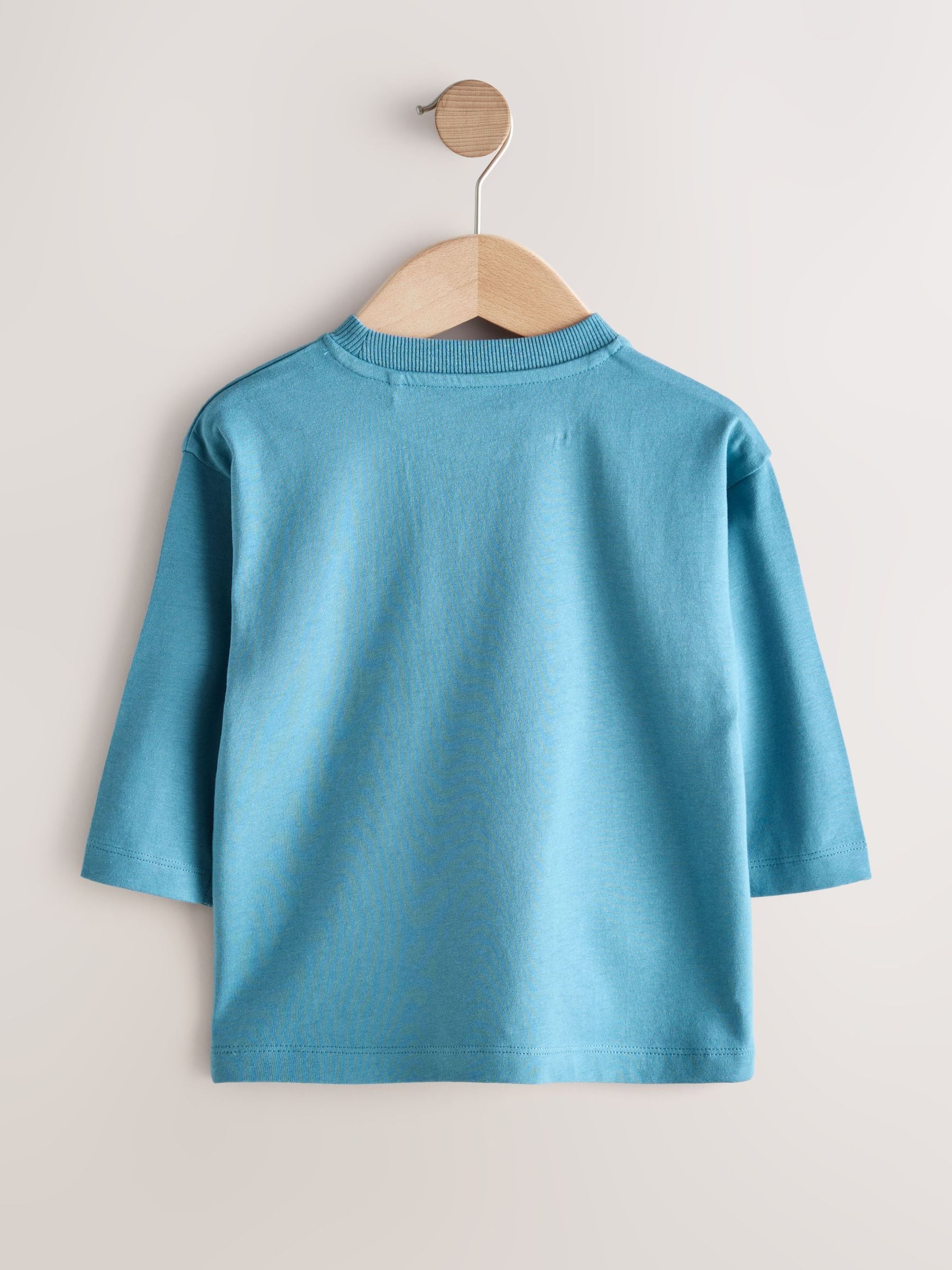 Blue Daddys Best Buddy - T-shirt met lange mouwen en print (3mnd-8jr)
