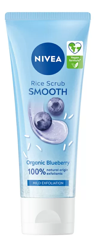 Nivea Smooth Rice Scrub - 75 ml.