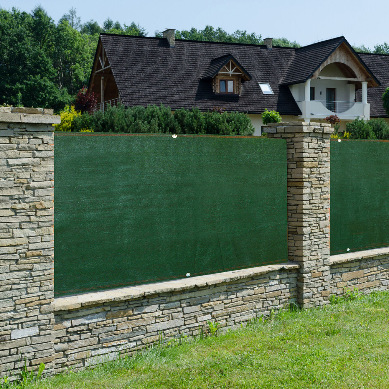 Pratik Garden Brise vue Occultation vert - 1x5 m