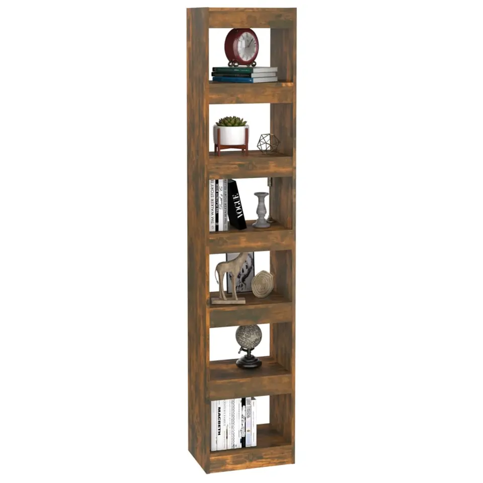 vidaXL - Boekenkast - Bruin - Bewerkt hout