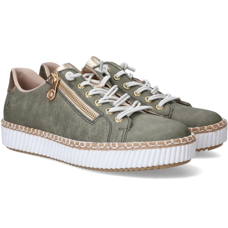 Rieker Sneakers Groen Dames
