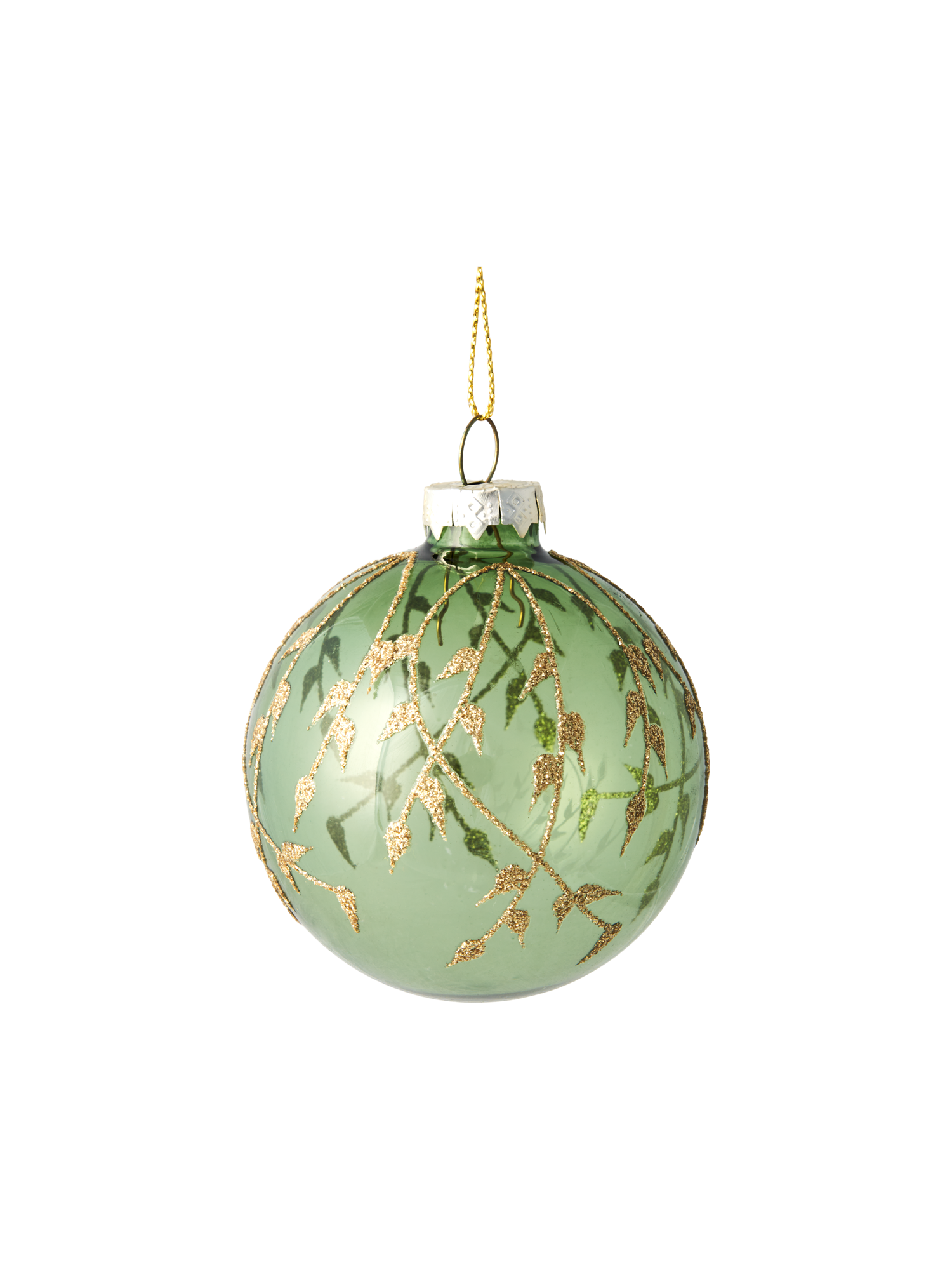 Julekugle Ø7 | Glas. Ø7 cm.  | Dark Green