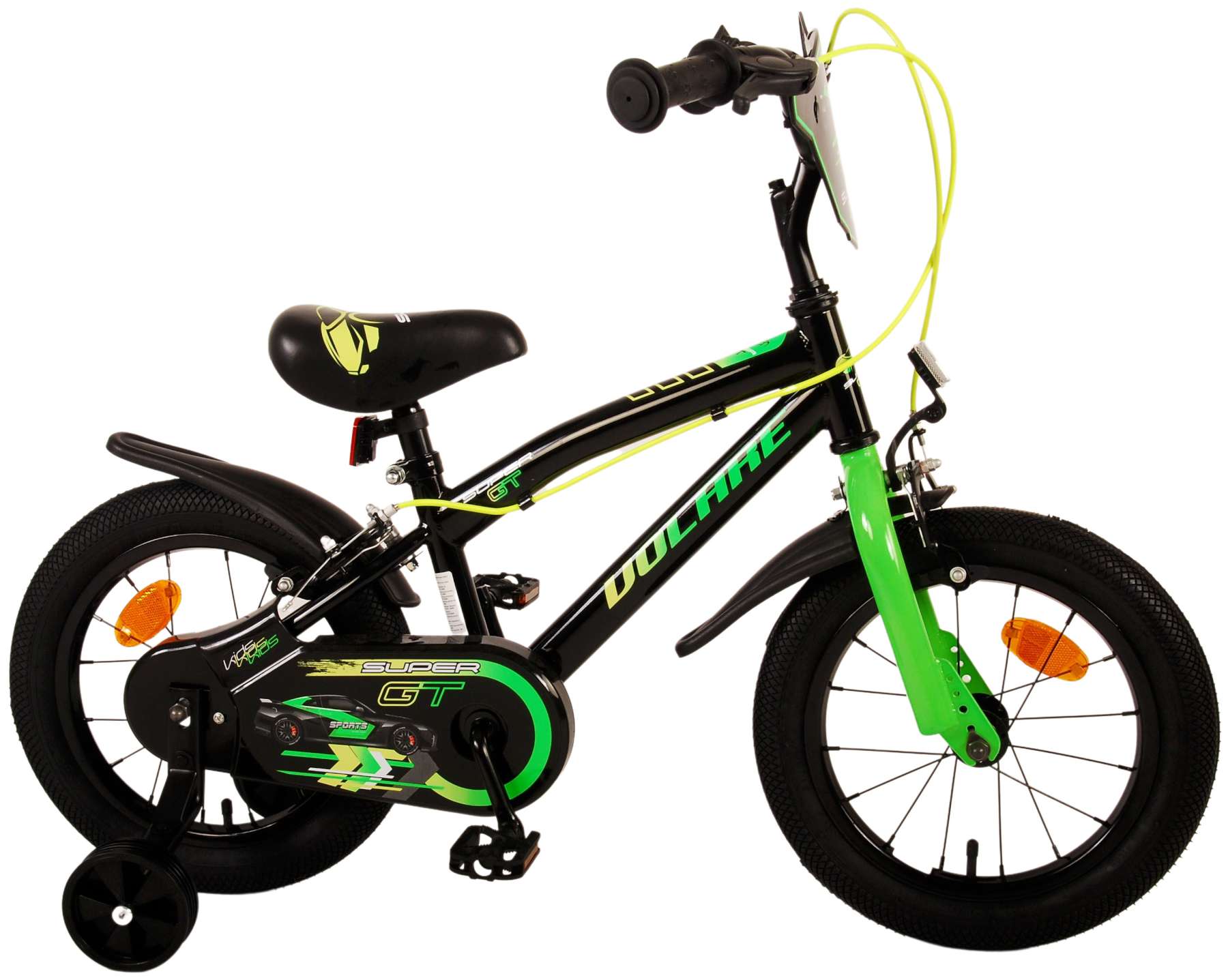 TPFSports Super GT Kinderfahrrad - Jungen - 14 Zoll - Rücktritt + Handbremse - Blau